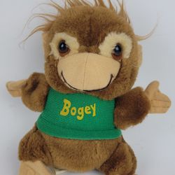 Vintage 1981 Shirt Tales 7" Plush BOGEY Orangutan Monkey Hallmark Cards Toy