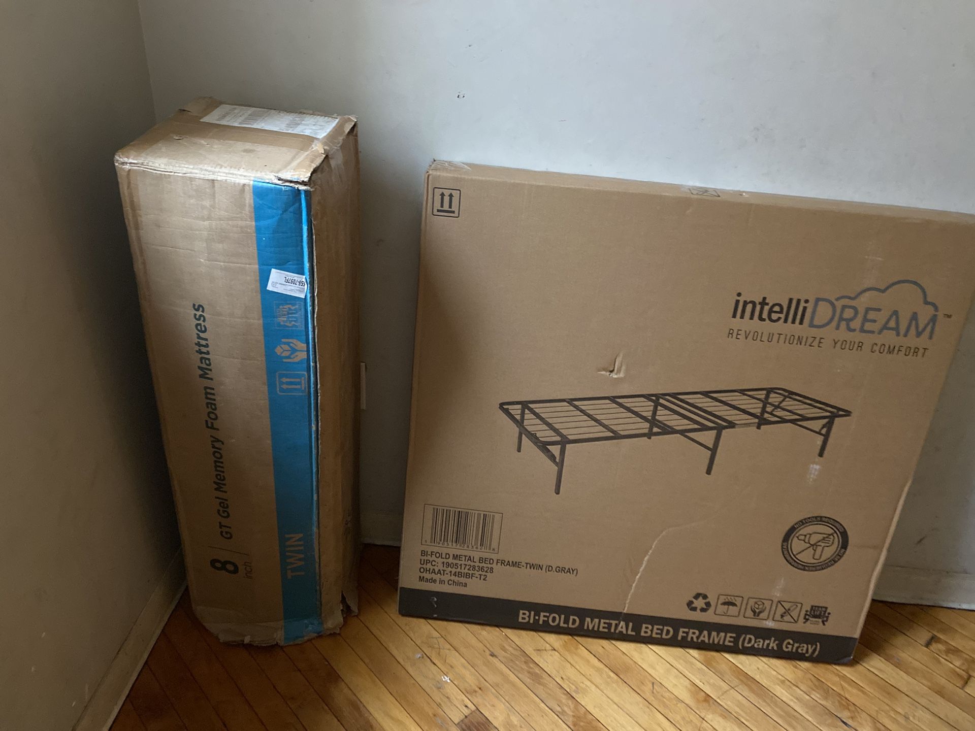 Twin Mattress N Bed Frame