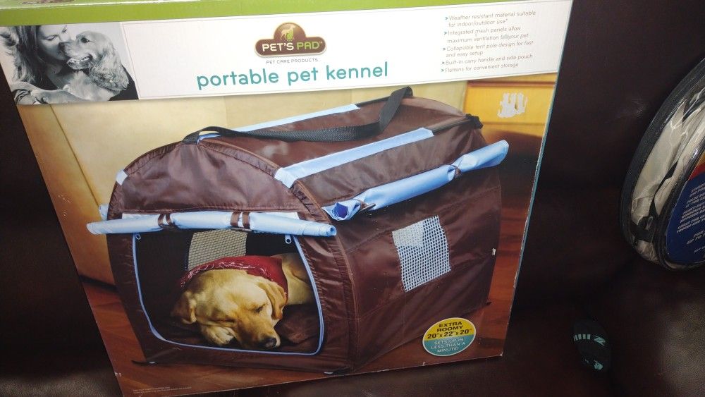 Portable Dog Kennel Large Size ( Tent Style) In Box
