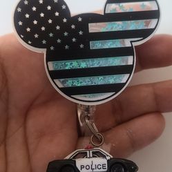 Police Theme Id Holder 