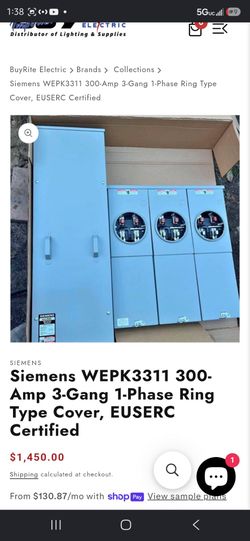 Siemens electrical panel