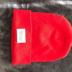 Used Red Budweiser Beanie