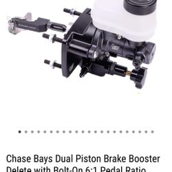 Chase Bays Dual Piston Brake Booster Delete
