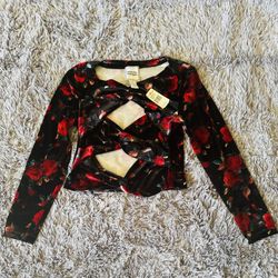 Autumn Adeigbo Brand New Blouse Velvety 