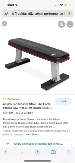 Adidas flat training bench