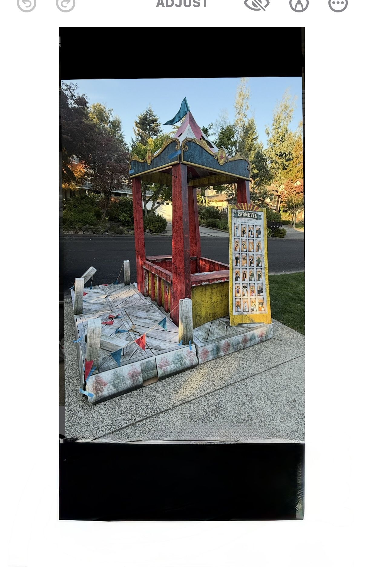 Spirit Halloween 2024 Ticket Booth Store Display Circus Carnival