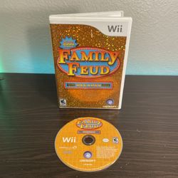Family Feud: Decades (Nintendo Wii, 2010) Tested & Works No Manual Disc Only