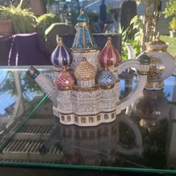Fitz & Floyd St. Basil's Cathedral Teapot Limited Edition New In Box