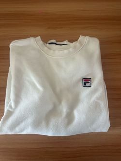 Fila White Crewneck Sweatshirt talla M
