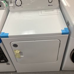 Amana Front Load Electric Dryer in White with Automatic Dryness Control and 11 Dryer Cycles