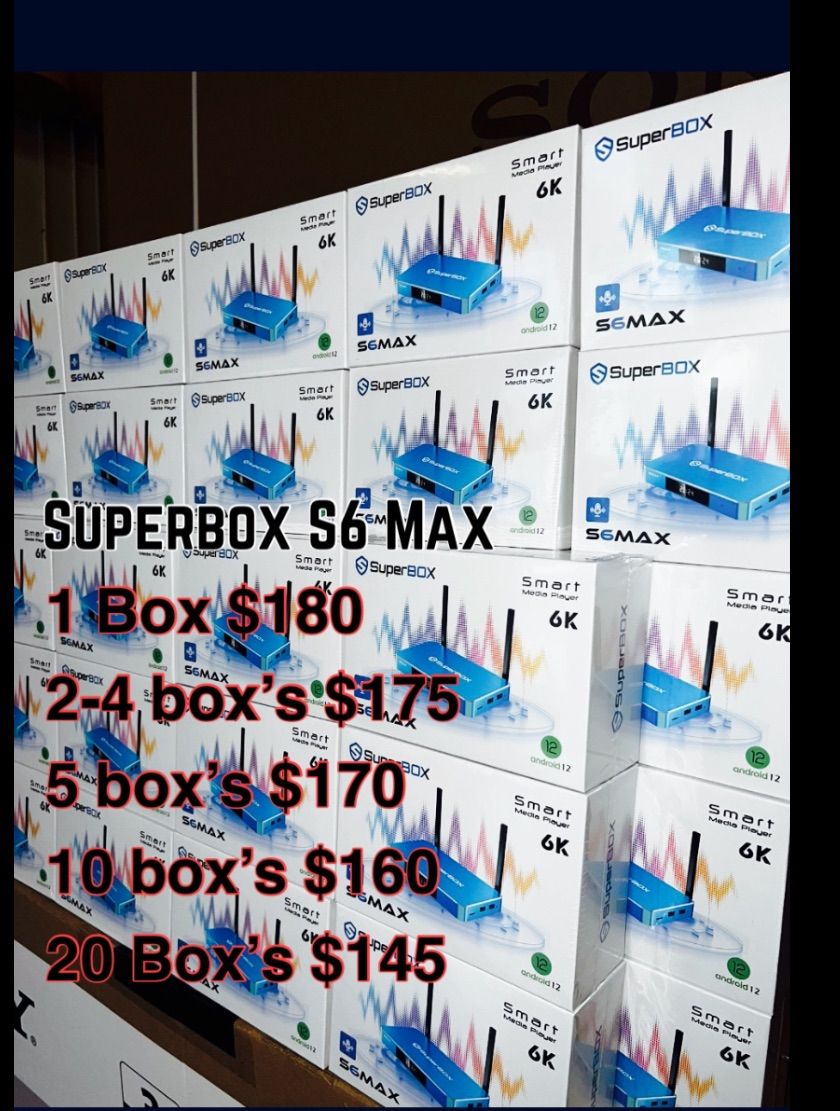 Superbox S6 max new 2024 model wholesale reseller s6 ultra super box