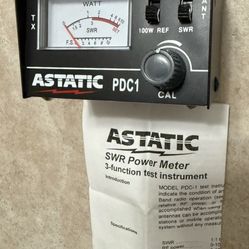 Open Box Astatic PDC1 Compact SWR and Power Meter