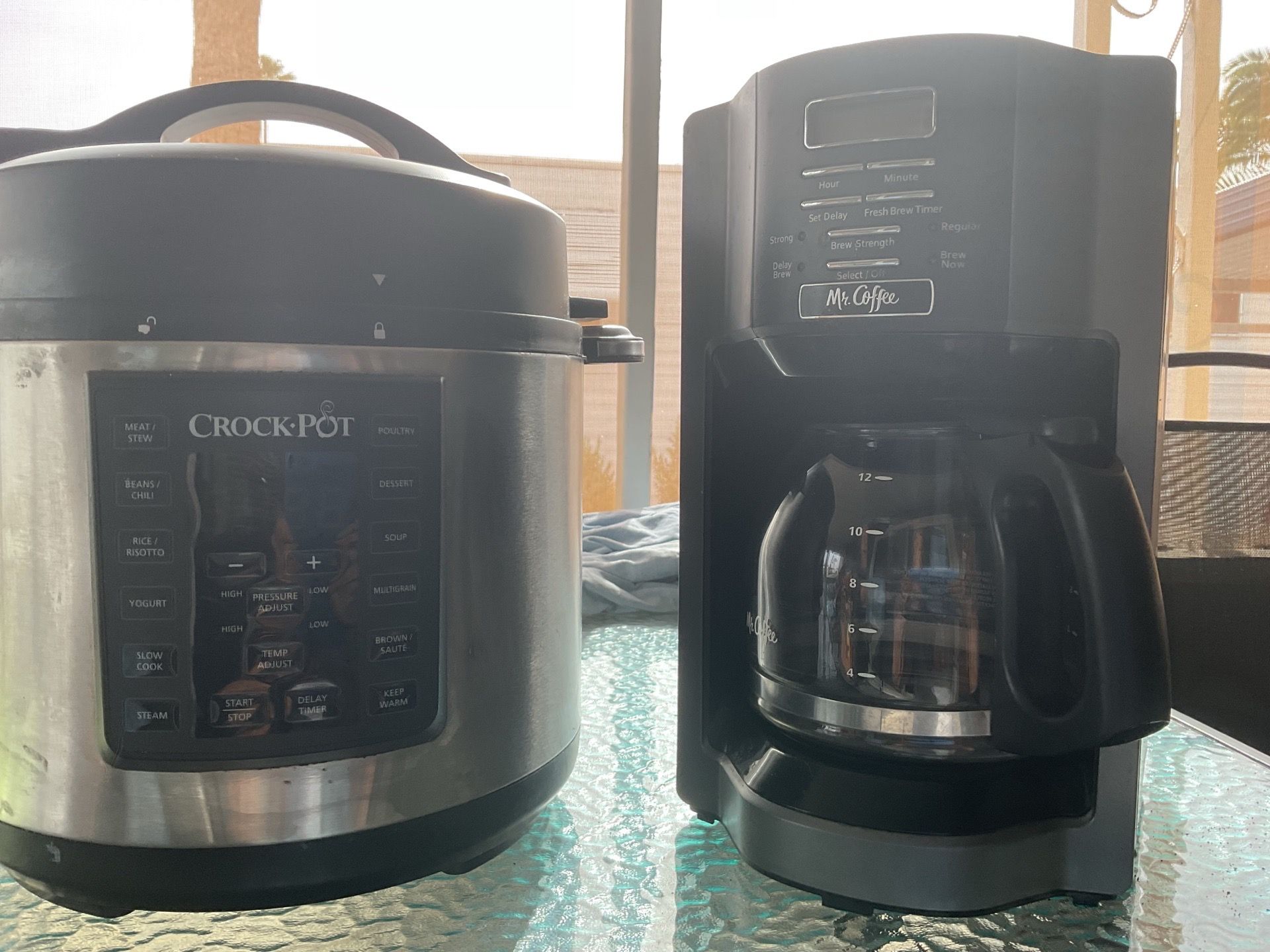 Croc pot+ Mr coffee maker