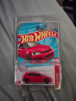 Hot Wheels Honda Civic EK9 Red Edition
