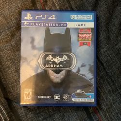 Vr Batman Game PS4