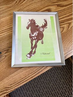 Brand new steel photo frame in great condition.