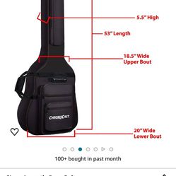 Chromacast 6 Pocket Acoustic Guitar Bag