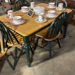 Table With 5 Chairs 
