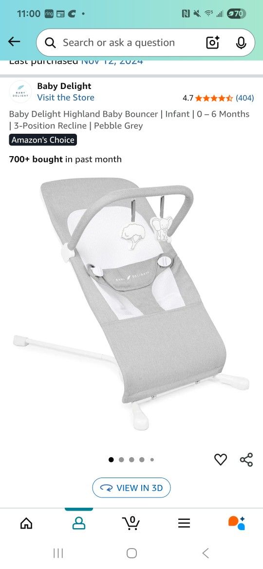 Baby Delight Highland Baby Bouncer
