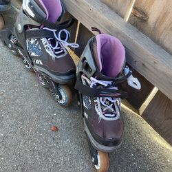 Roller Blades For Girls Size 5-8yr Old 