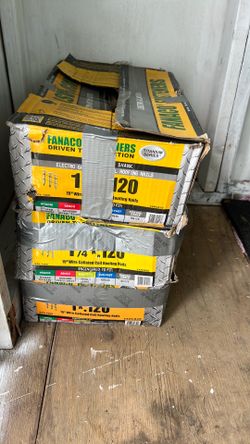 Collated Roofing Nails – Coil Roofing Nails Lot – Fanaco & Grip-Rite