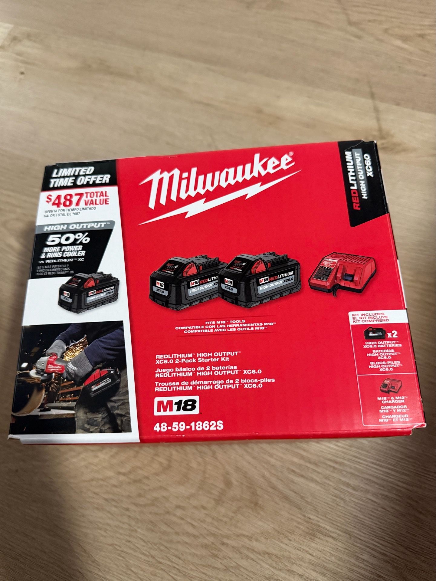 Milwaukee battery set