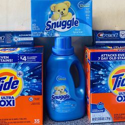 Tide Powder And Snuggle Household Laundry 