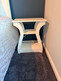 Brand New White  Unboxed -Side Tables !