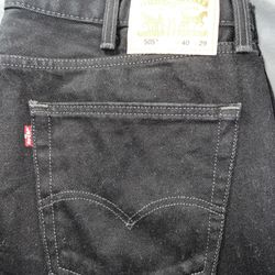 Levis 505 Black 40x29