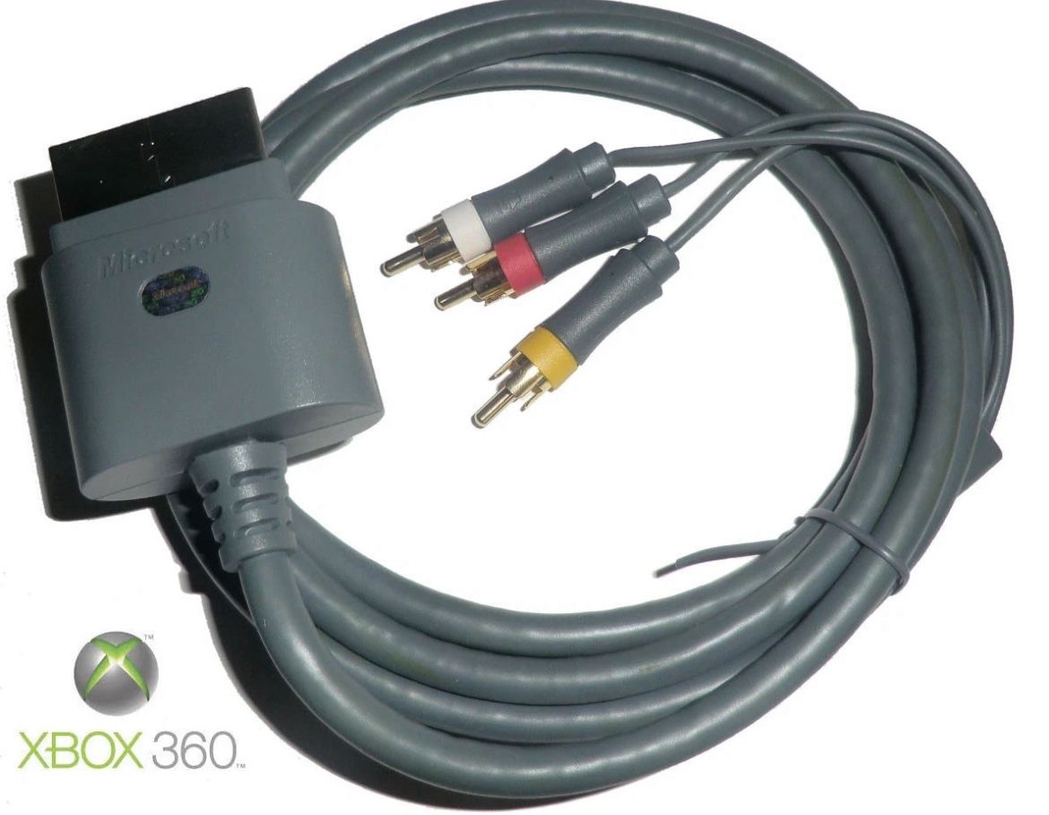Av Cables For PS2, Xbox 360 & Wii