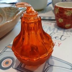 Glass Pumpkin Candl/fairy Light
