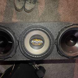 3 12in Subwoofers