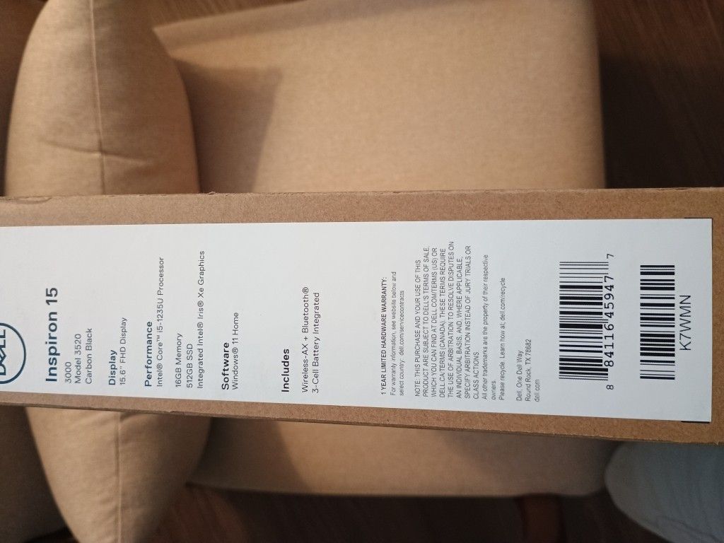 Shipping Box For 15" Laptop
