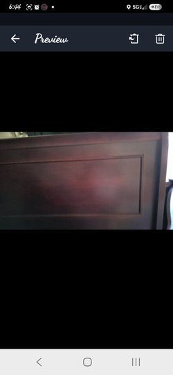 Sleigh bed full size
