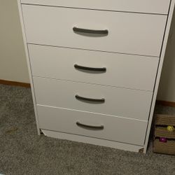 White dresser