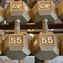 55.lbs Dumbbell Set