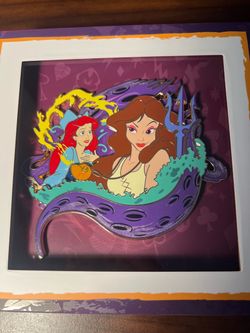 DEC WDCS D23 2026 Epic Rivals Jumbo Boxed Ursula Vanessa and Ariel LE Disney Pin