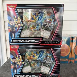 Pokémon Hop’s Zacian Ex Box 2pk