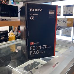 Sony FE 24-70mm F2.8 II Full Frame G Master Lens