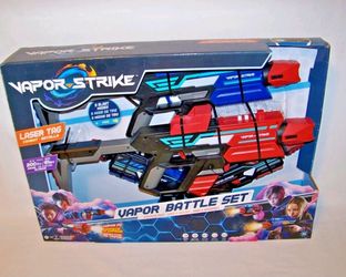 Hyperburst Blasters 2 Player Pack, Lights, Sounds & Vapor Effects, Laser Tag Style Battle (Set of 2 Deluxe Blasters)