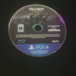 Call Of Duty WW2 Disk For PS4 