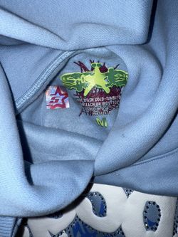 Spider Hoodie Light Blue