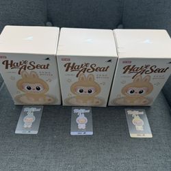 Pop Mart Have a seat Labubu Bundle 3 boxes
