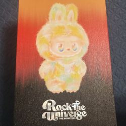 Pop Mart Labubu The Monsters Big into Energy Series Rock The Universe Vinyl Plush Doll