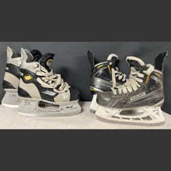Bauer Youth size Ice Hockey skates. One pair Size 4.5, other size unknown-see measurement. $25ea