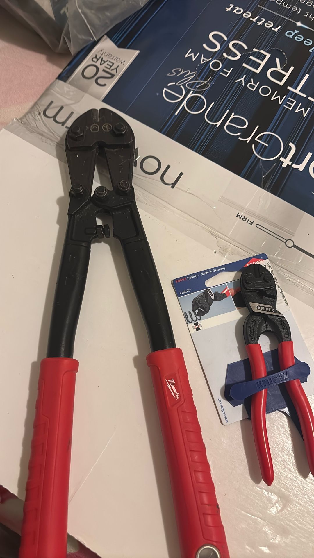 MILWAUKEE AND KNIPEX COBOLT 6”