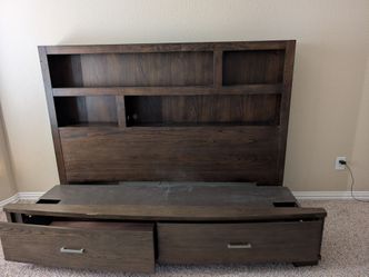 Solid hardwood headboard and footboard - king size
