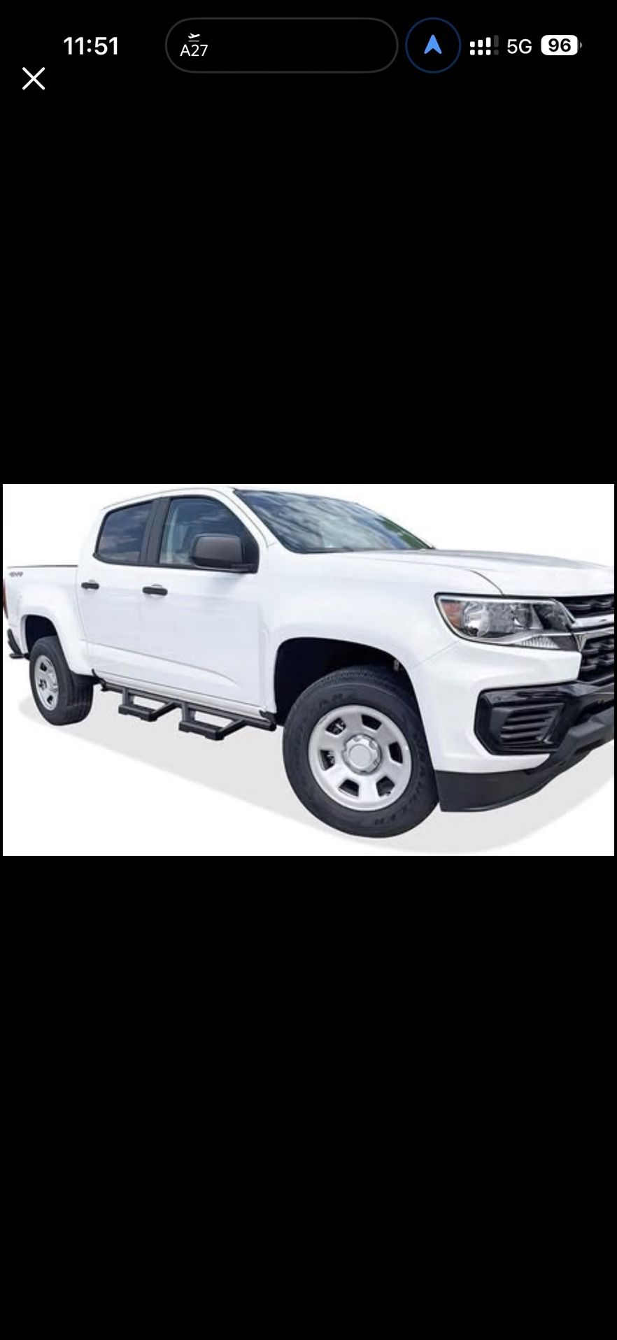Chevy Colorado GMC Canyon 2015-2025 Crew Cab APS Drop Steps Running Boards Side Steps Nerf Bars