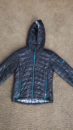 Youth black rain jacket