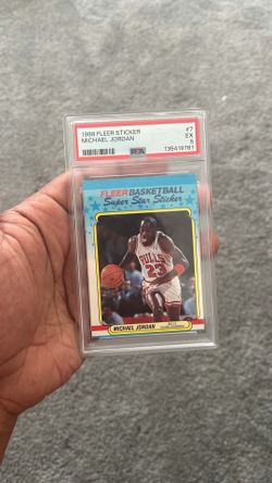 1988 MJ fleer sticker